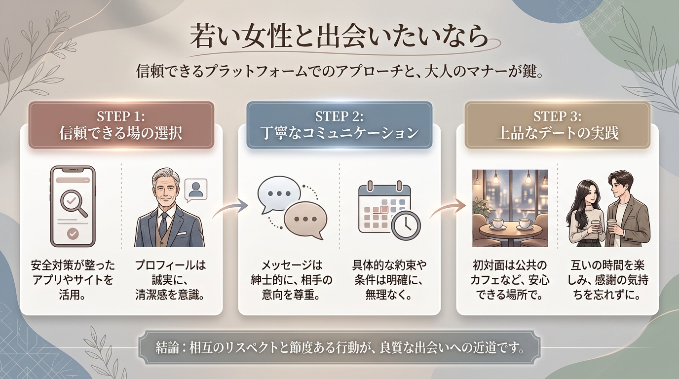 若い女性と出会いたいなら