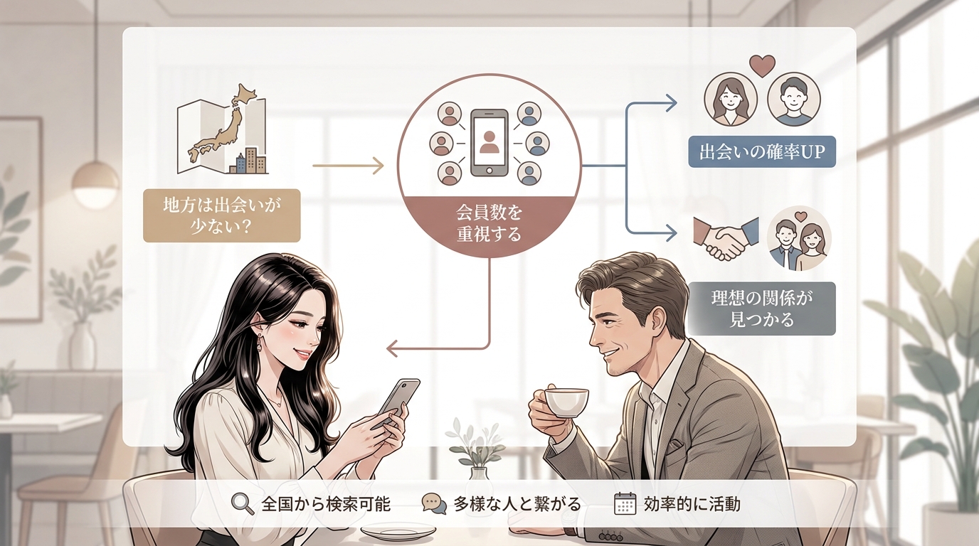 地方在住で会員数を重視するなら
