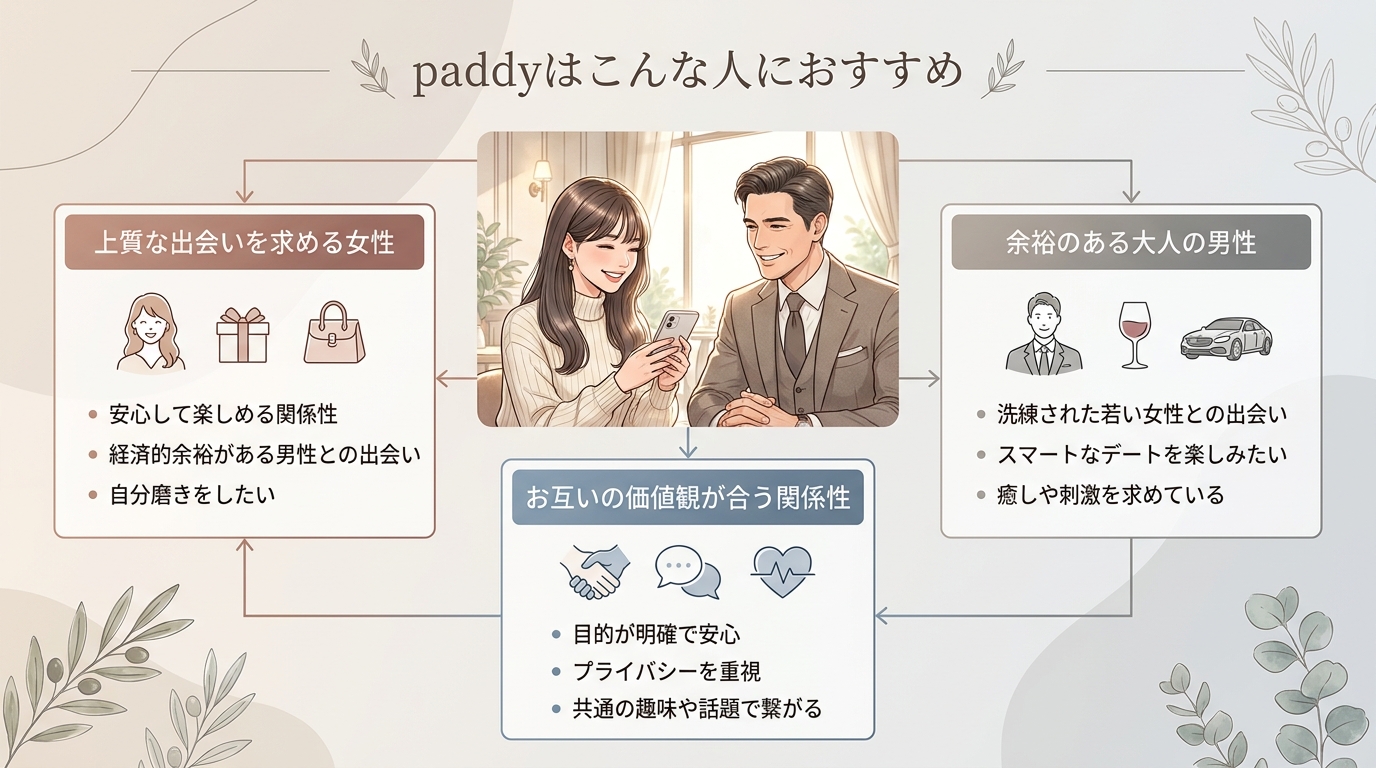 paddyはこんな人におすすめ