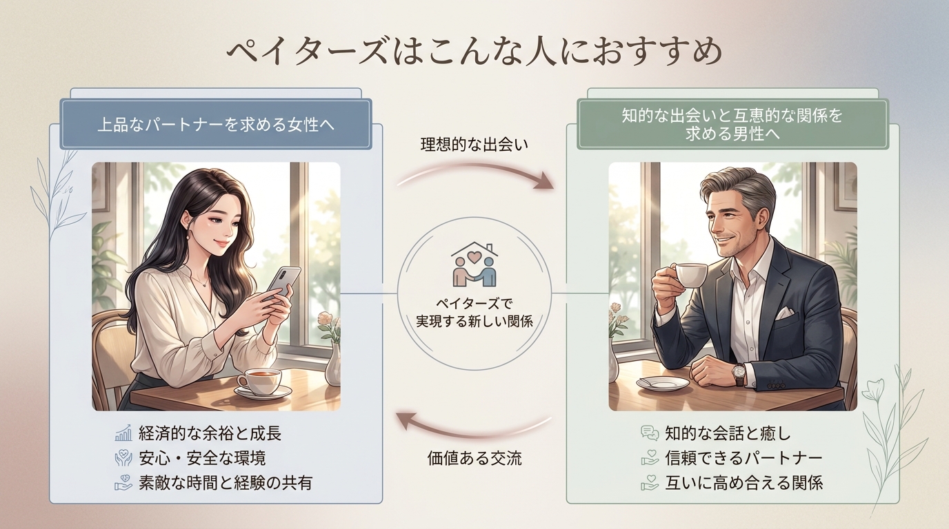 ペイターズはこんな人におすすめ