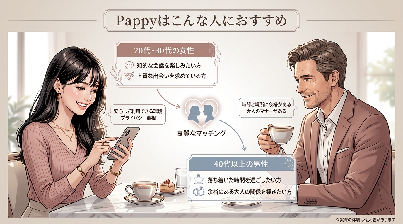 Pappyはこんな人におすすめ